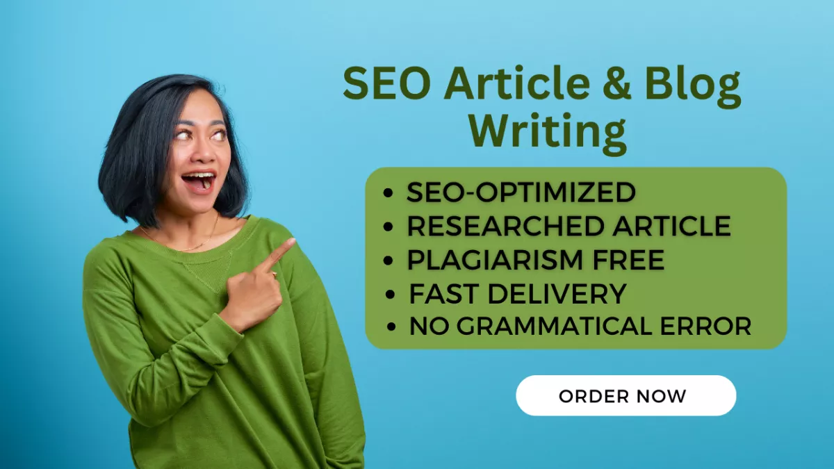 Write a Full SEO Article and Blog post