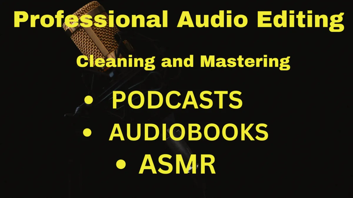 Edit and master your audio book or podcast 