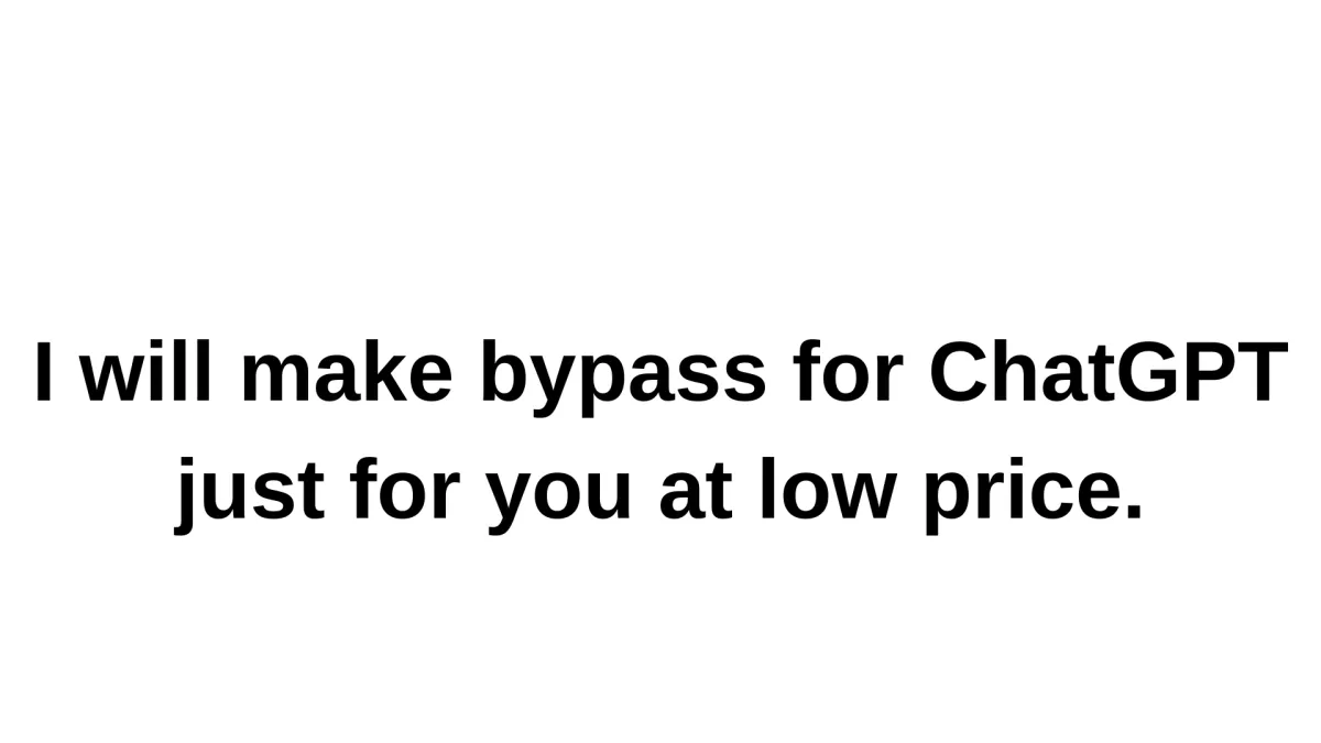  bypass ChatGPT into talking whatever u want.