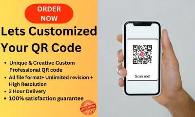 I will design custom QR code with logo for boost your business